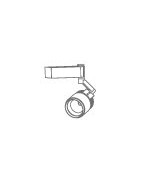 Focos Swivel Led pista iluminação mudando.